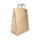 Torba papierowa SZARA z uchem płaskim 320x170x420 ECOBAG 90g (36/1/200)