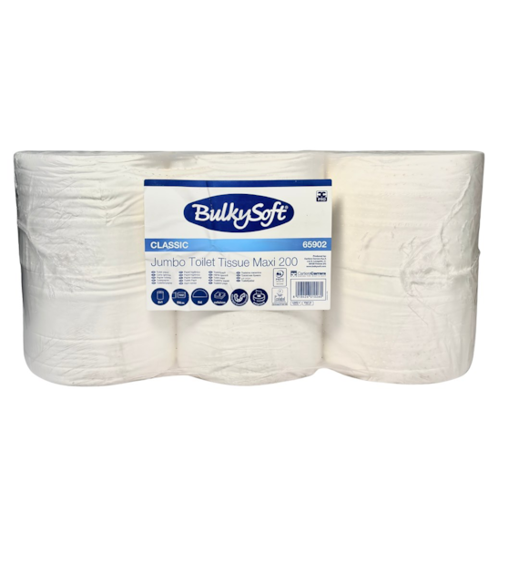 BulkySoft Papier toal. CENTRALNE DOZOWANIE JUMBO 200m (_/1/6)