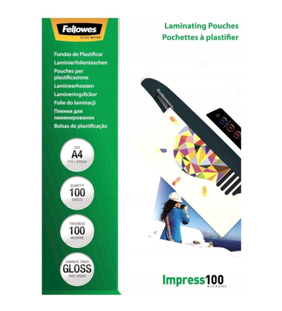 FOLIA DO LAMINOWANIA A4 100mic (100szt)
