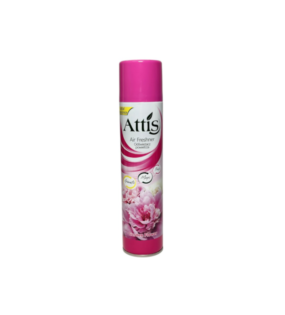 ATTIS odświeżacz spray KWIATY OGRODU (różowy) 300ml (_/6/1)