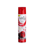 ATTIS odświeżacz spray RÓŻANY (czerwony) 300ml (_/6/1)