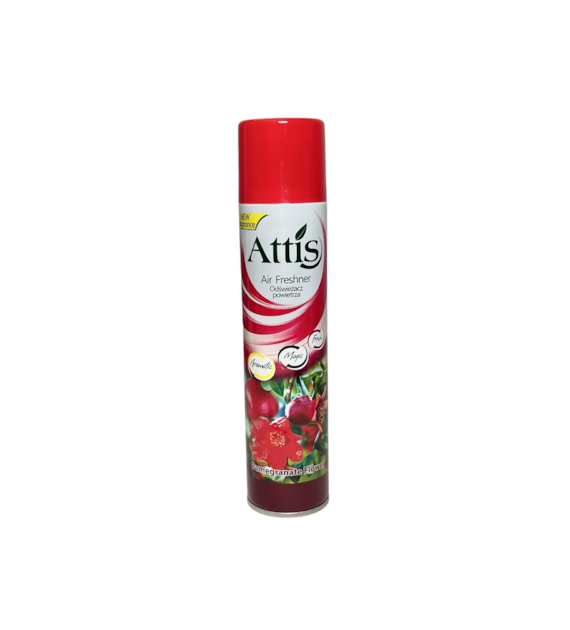 ATTIS odświeżacz spray GRANAT (jasny czerwony) 300ml (_/6/1)