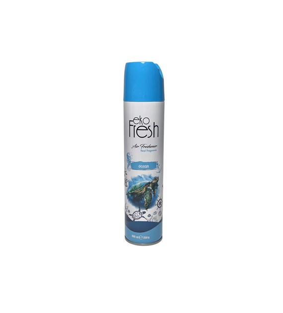 KALA EkoFresh odświeżacz powietrza spray OCEAN (niebieski) 300ml (_/2x12/1)