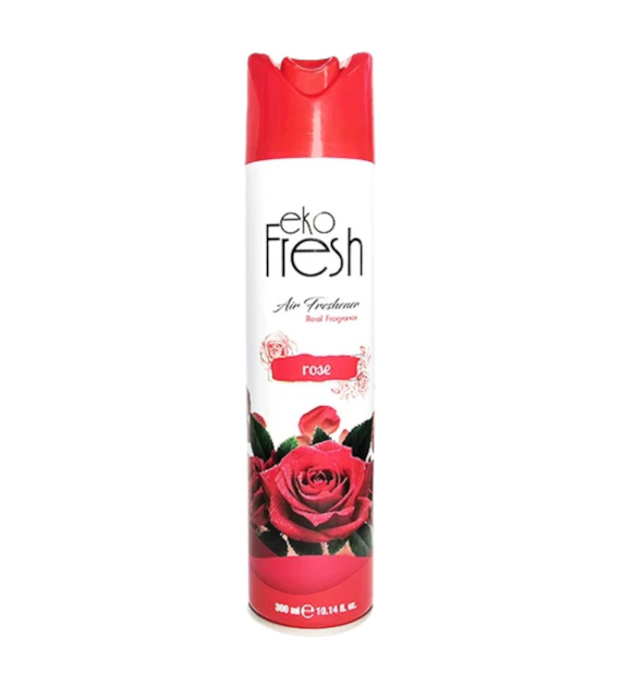 KALA EkoFresh odświeżacz powietrza spray RÓŻA (czerwony) 300ml (_/2x12/1)