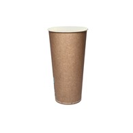 (SUP) Kubek papierowy nadruk GREEN LEAF 500ml 90mm (24/12/50)