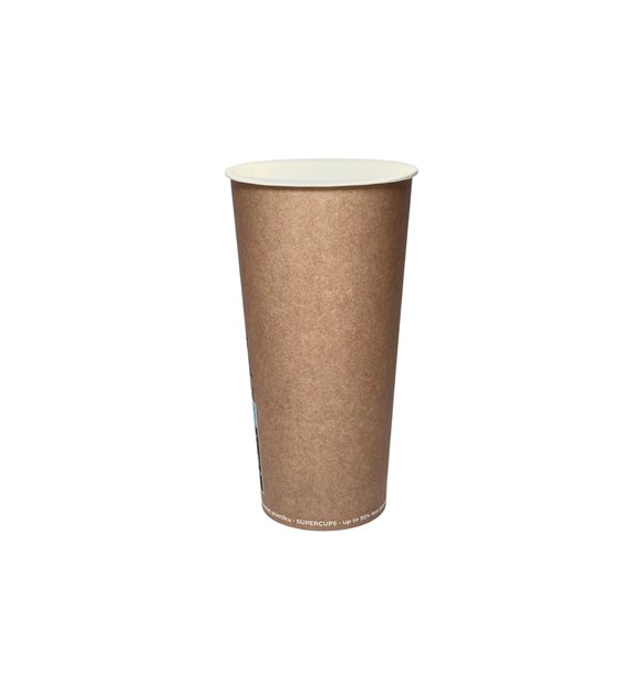 (SUP) Kubek papierowy nadruk GREEN LEAF 500ml 90mm (24/12/50)
