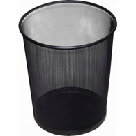 Kosz biurowy 12L siatka czarny 265x280mm