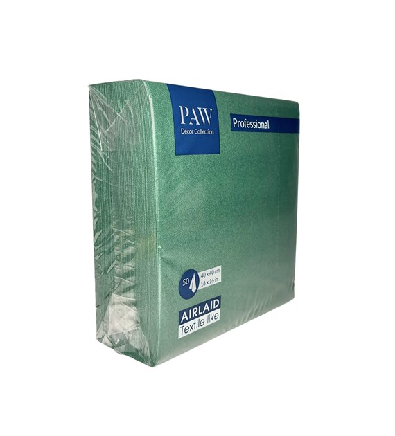 PAW Serwetka Airlaid 40x40 Ciemna Zieleń (60/8/50)