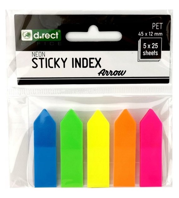 Zakładki indeksujące 45x12mm 5x25 (_/_/1)