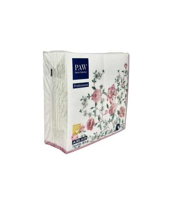 PAW Serwetka Airlaid 40x40 PINK SEASON (60/8/50)