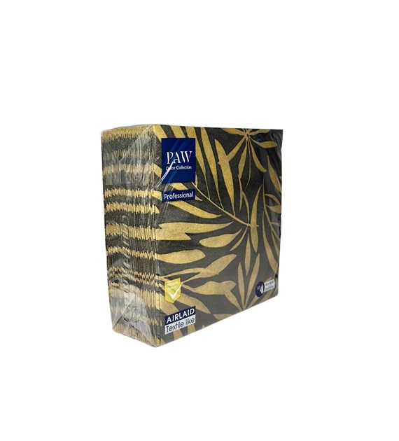 PAW Serwetka Airlaid 40x40 GOLDEN LEAVES (60/8/50)