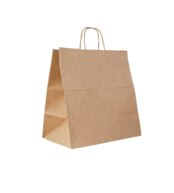 Torba klockowa szara ucho skręcane 340x200x360 (150szt.)