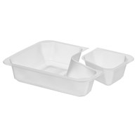 Pojemnik do zgrzewu PRF colt B-227x178x50 MLECZNY (32(40)/6/50)