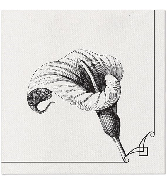 PAW Serwetka Airlaid 40x40 Memory Flower (60/8/50)