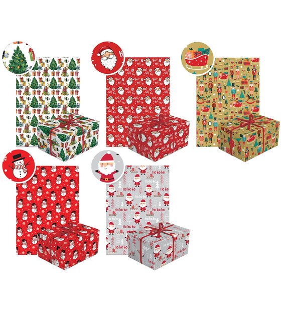 PAW PAPIER OZDOBNY Świąteczny 70/200cm MIX